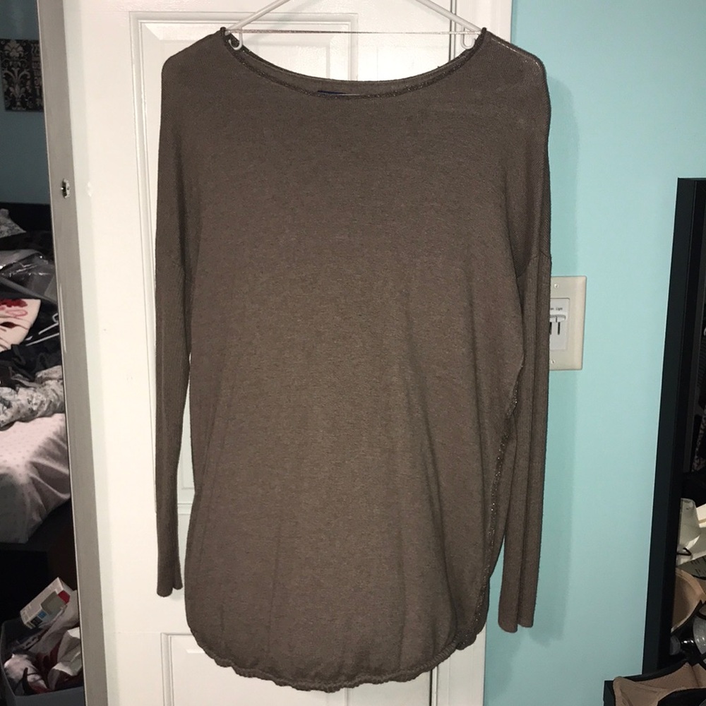 Secret Sparkle Brown Sweater